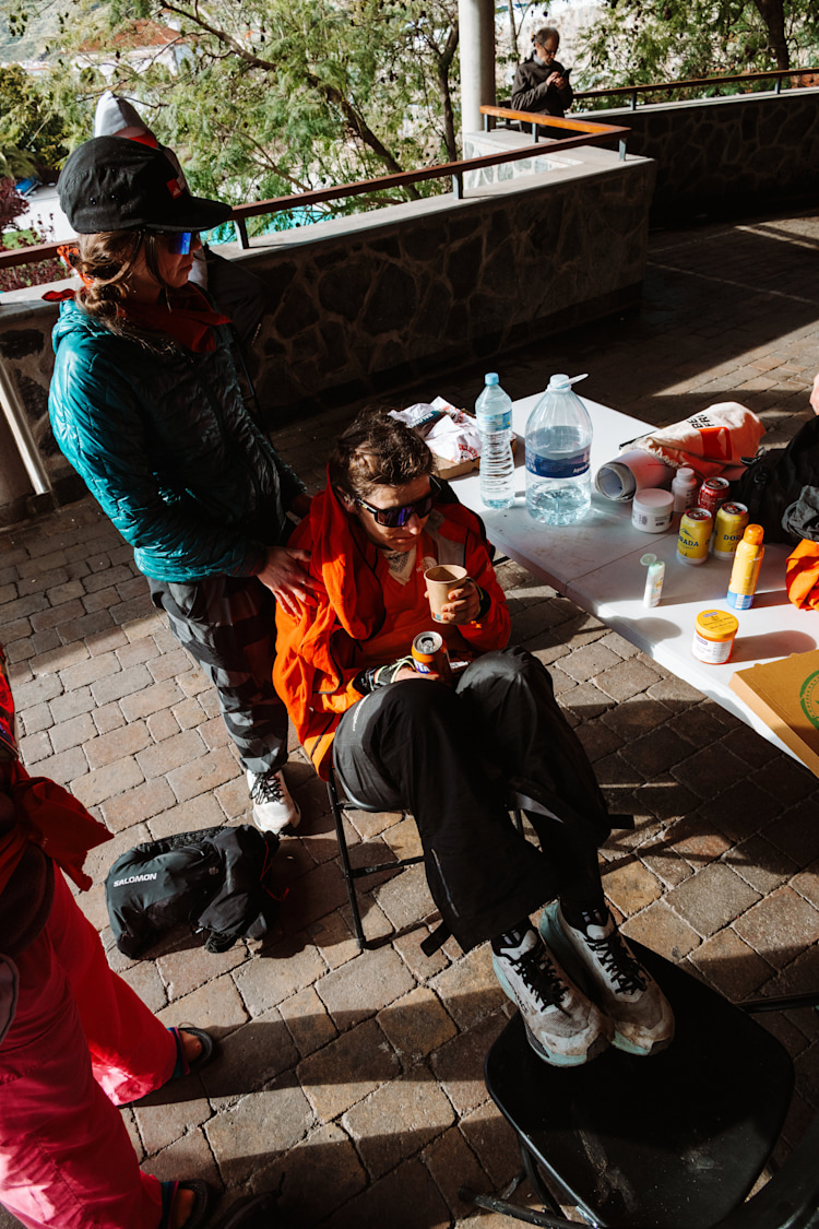 <p>Gehört beim Ultra-Trailrunning leider dazu: Kälte, Müdigkeit und mentales Tiefs. </p>