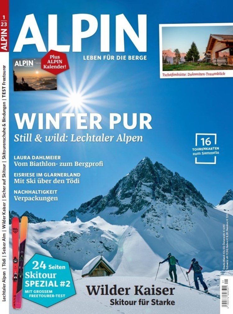 <p><a href="https://leserservice.alpin.de/de_DE/einzelhefte?onwewe=0601&utm_campaign=alpinde-navi&utm_term=header-heft" rel="nofollow">ALPIN 1/23:  Winter pur in den Lechtaler Alpen.</a></p>