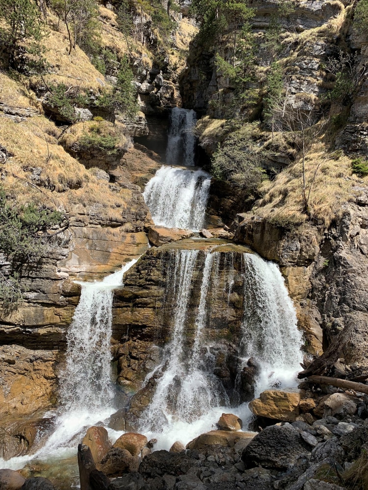 <p>Die Kuhfluchtwasserfälle in Farchant gehören zu den höchsten Wasserfällen in Deutschland.</p>
