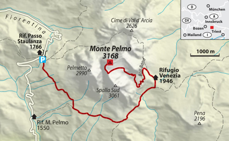 Monte Pelmo - Der Thron Gottes. Klicken Sie auf das Bild für eine Großansicht.