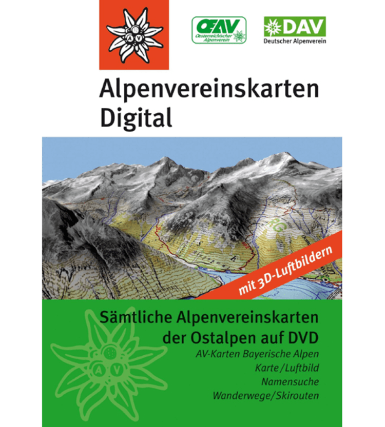 Informativer denn je: 3. Ausgabe der "Alpenvereinskarten Digital".