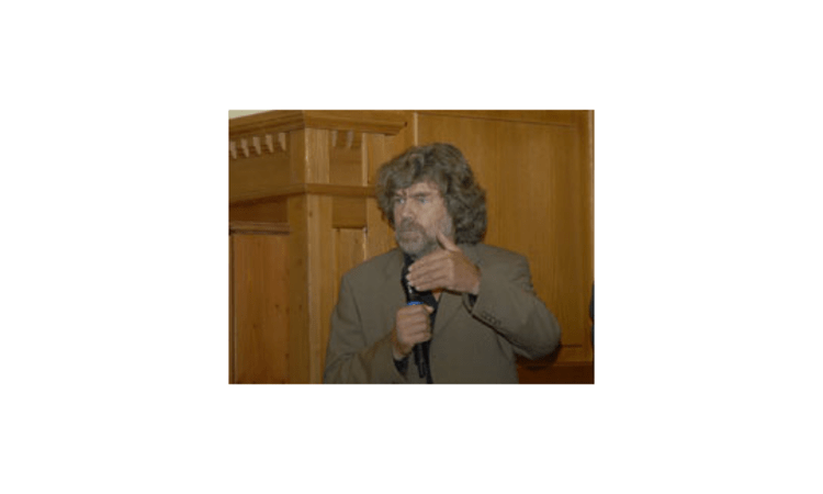 Nicht lange Gast der Veranstaltung: Reinhold Messner.