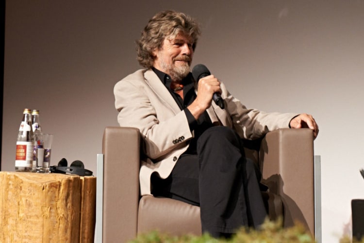 Durfte nicht fehlen: Reinhold Messner.