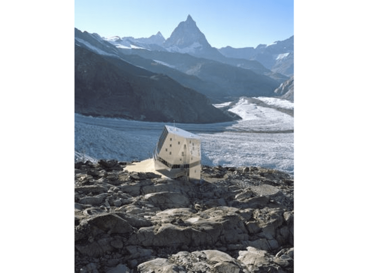 Logenplatz: Freier Matterhorn-Blick von der Hütte aus.