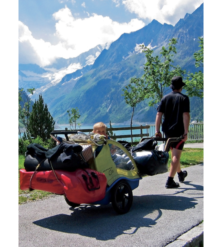 Im Tourenbuch: Alpenüberquerung mit Kleinkindern.