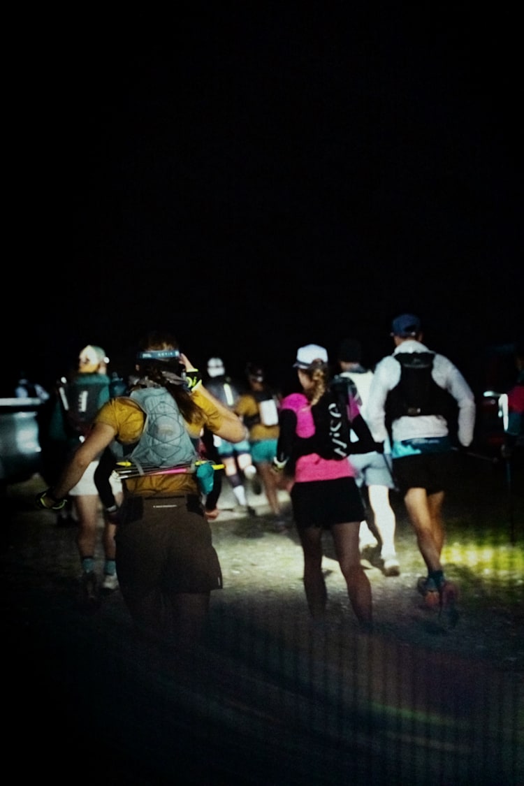 <p>Nach dem Startschuss gehts rein in die lange Trail-Nacht. </p>