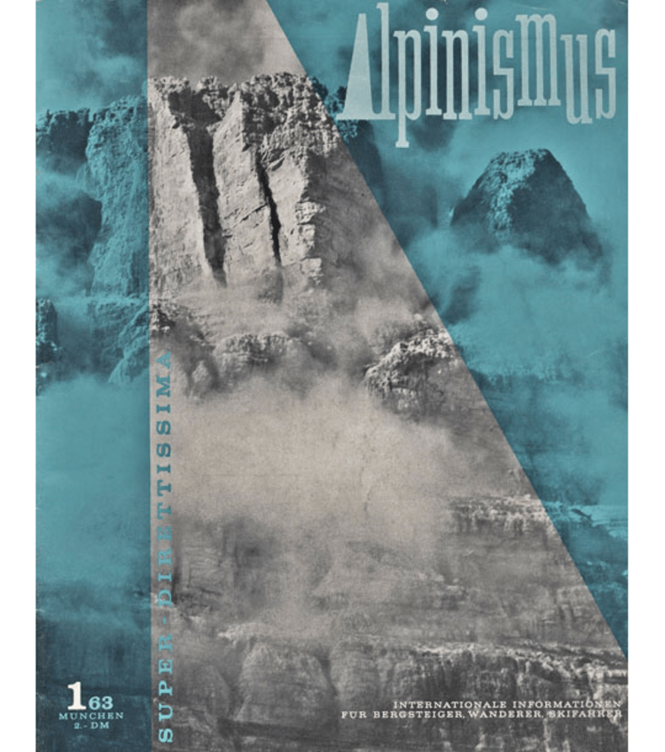 <p>Die Erstausgabe von Alpinismus erschien im Oktober 1963.</p>