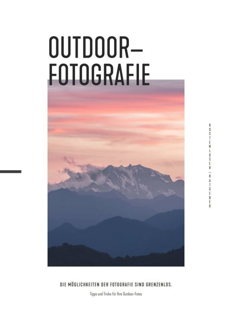 <p>Verspricht eine Einführung in die Outdoor-Fotografie: Das kostenlose Ratgeber-E-Book.</p>