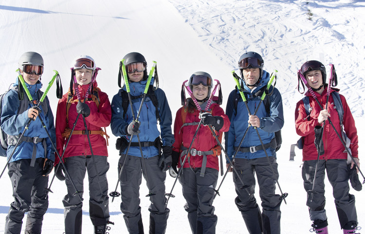 <p>Das ALPIN Skitest-Team.</p>