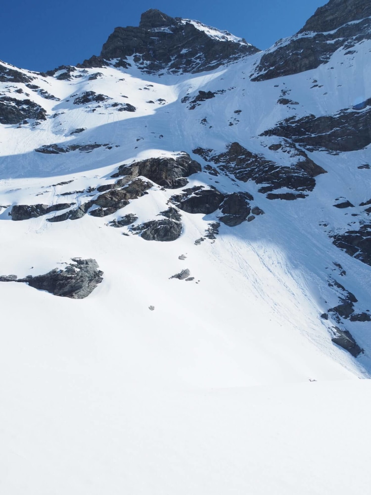 <p>Ort des Unglücks: der Walliser Gletscher du Meitin.</p>