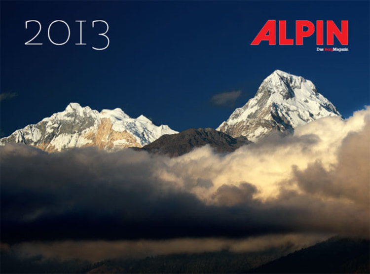 Bringt Sie durch das neue Jahr: Der ALPIN Kalender 2013.