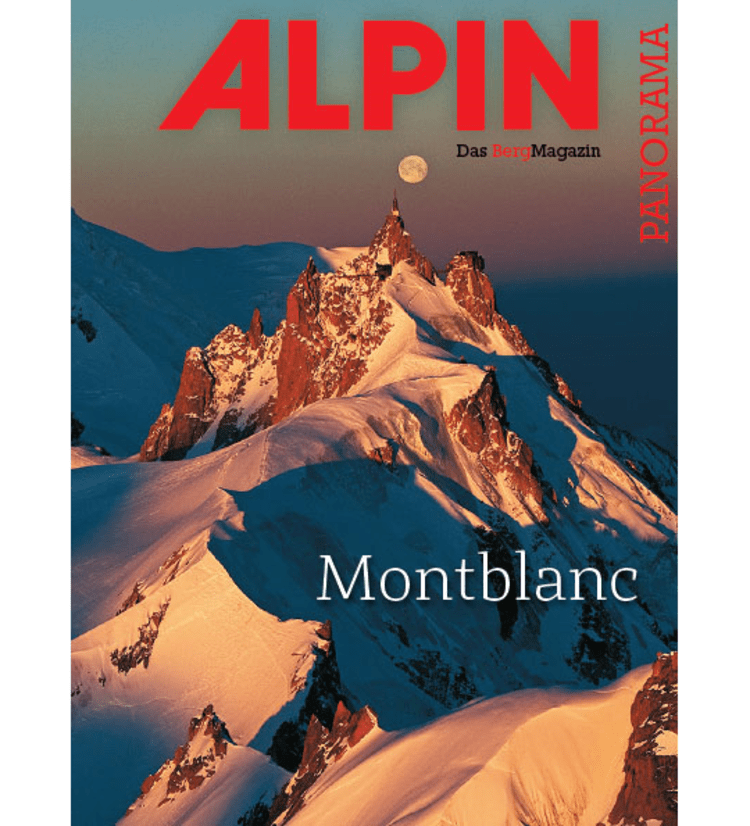 ALPIN Panorama zum Herausnehmen: Montblanc-Massiv.