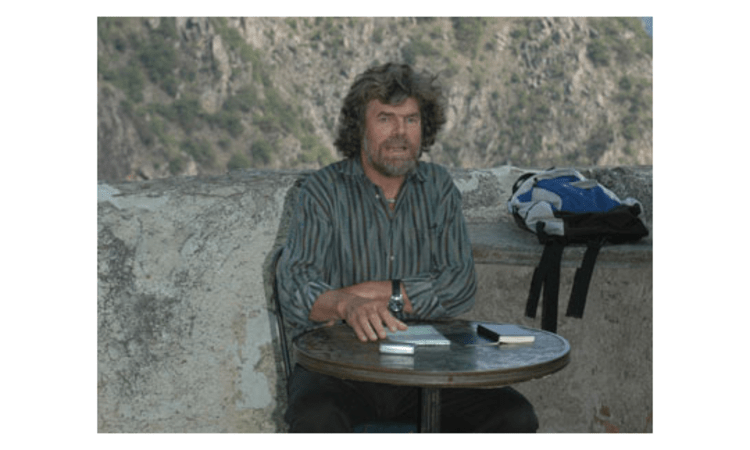 Reinhold Messner auf Schloss Juval
