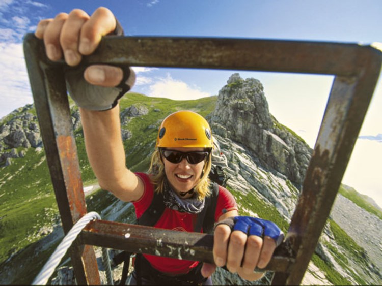 Traumhafte Landschaft, sportliche Bergerlebnis: Der Heilbronner Weg.