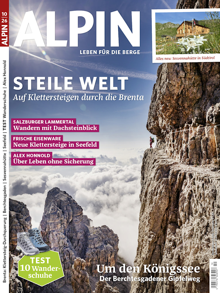 <p>ALPIN 10/26; Jetzt im Zeitschriftenhandel und online blättern auf alpun.de</p>