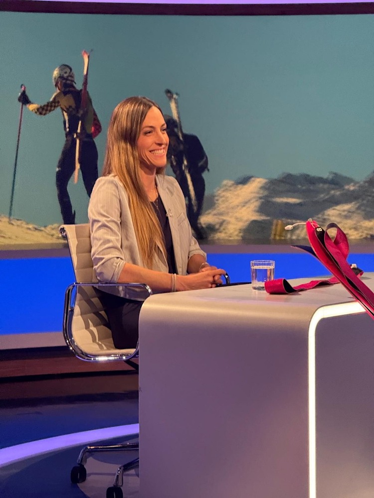 <p>Gela Allmann kommentiert als ARD-Expertin der Sportart "Skibergsteigen" die Olympischen Winterspiele. </p>