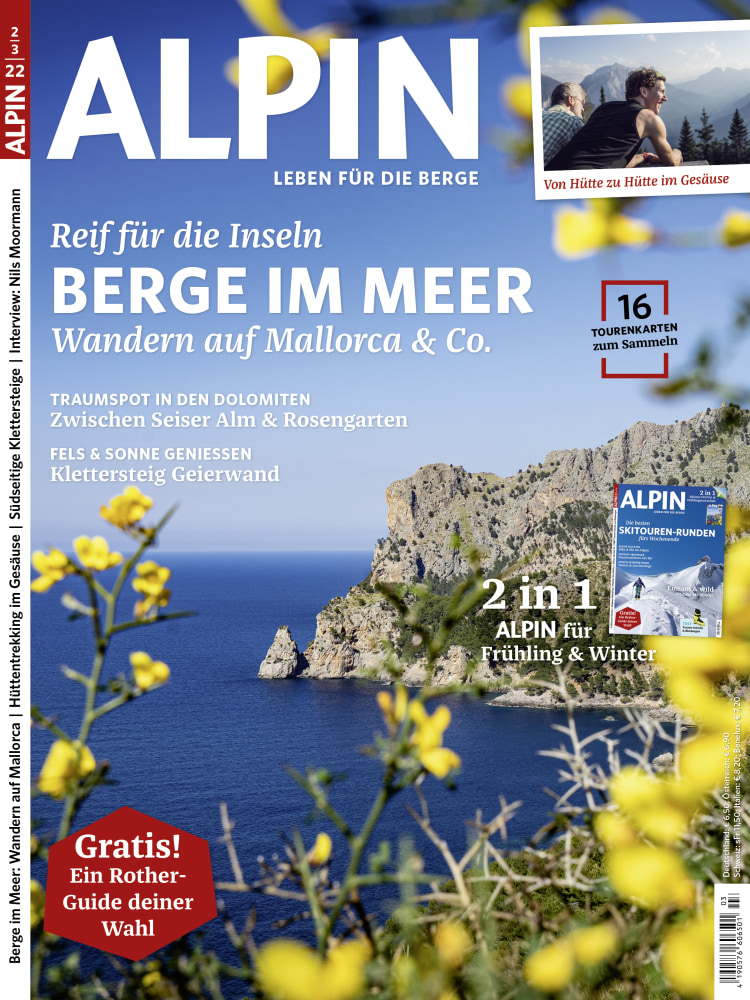 <p>ALPIN 03/2022: Frühlingshafte Wanderungen auf Mallorca & Co.</p>