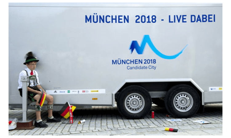 Die Party fällt aus: Ernüchterung in München und Garmisch-Partenkirchen nach der Entscheidung des IOC (Foto: picture alliance).
