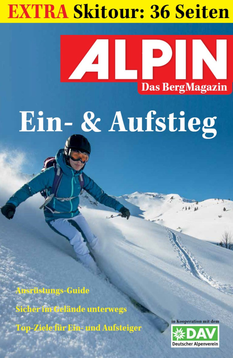 <p>Unser 36 Seiten starkes EXTRA zum Thema Skitouren. Als Beilage in ALPIN 12/2016.  </p>
