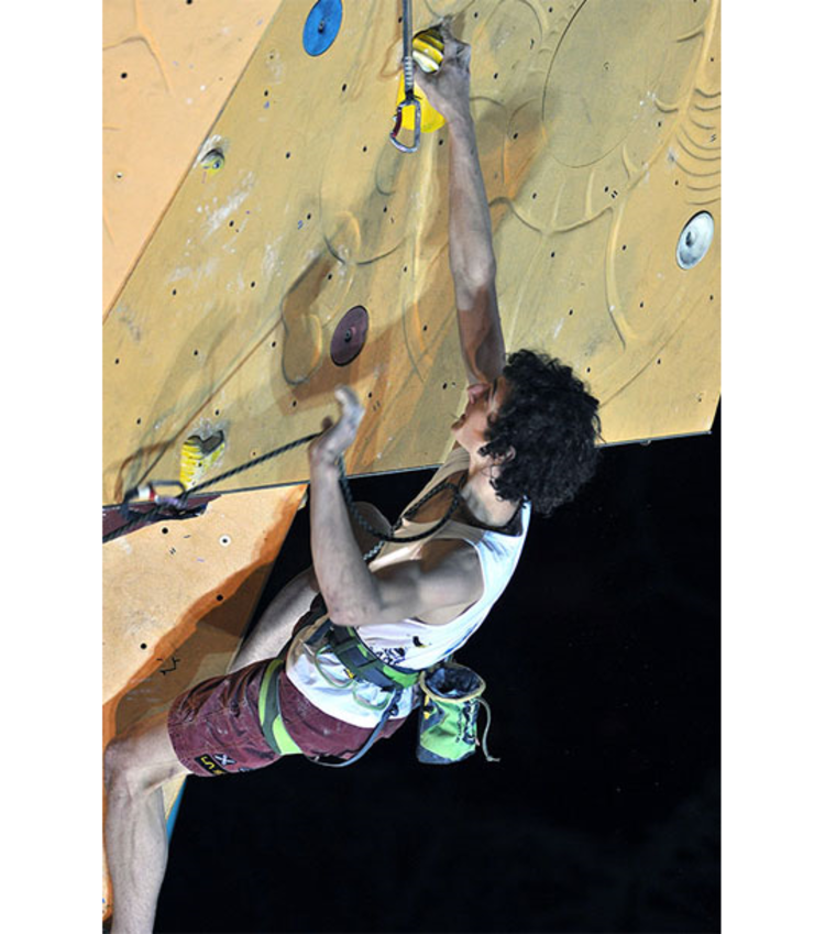 Schaffte es dieses Jahr nicht auf das Treppchen: Adam Ondra (Foto: Guilo Malfer / rockmasterfestival.com).