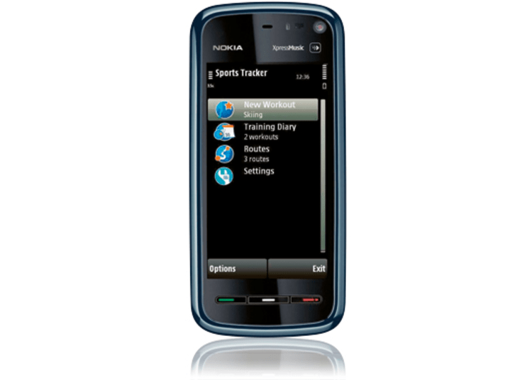 Für Nokia-Handys gibt es weniger Apps, der „Sports Tracker“ aber funktioniert richtig gut.