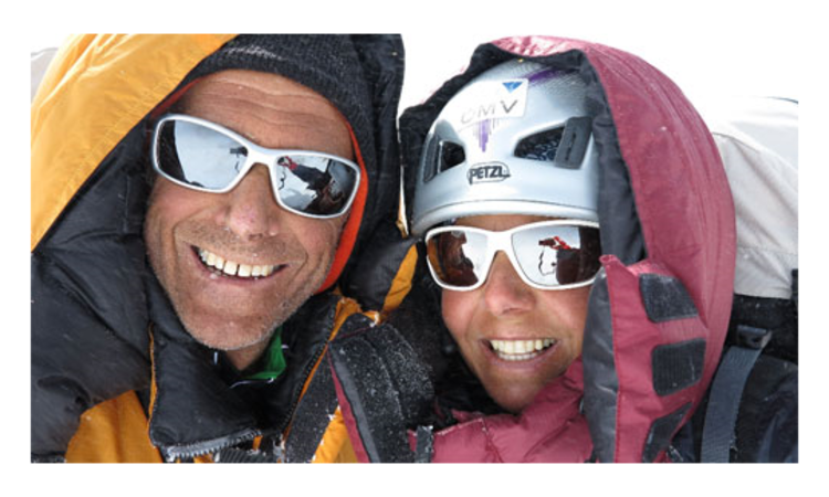 <p>Auf den Gipfel des Denali: Ralf Dujmovits und Gerlinde Kaltenbrunner (Foto: RalfDujmovits.de).</p>