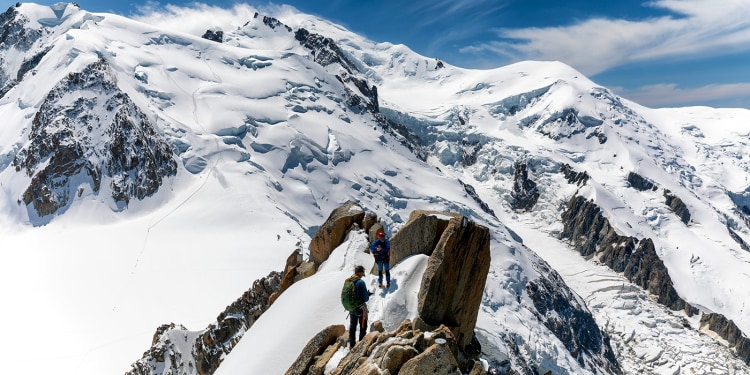 <p>Mont Blanc: Eine Tour auf den höchsten Berg der Alpen ist und bleibt gigantisch. </p>
