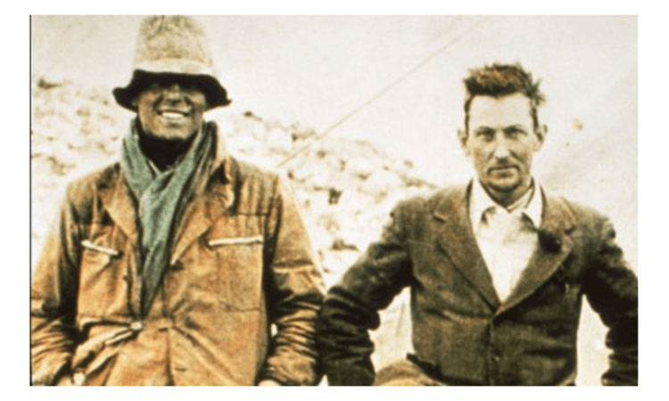 Auf dem Gipfel des Everest? George Mallory und Andrew Irvine.
