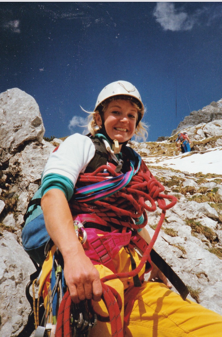 <p>Pinonierin: Gudrun Weikert, erste Bergführerin Deutschlands 1988.</p>