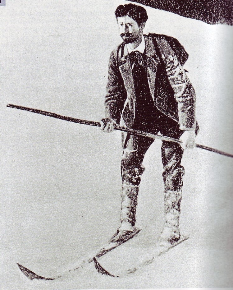 <p>Ski-Pionier Franz Reisch.</p>