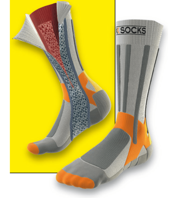 Über das Aussehen kann man streiten: Die X-Socks.