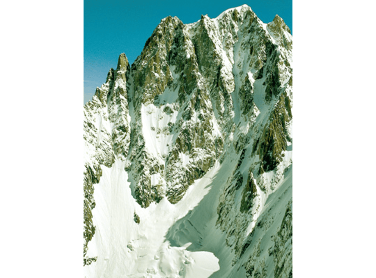 Durch die Nant-Blanc-Flanke wagen sich nur erfahrene Bergsteiger.