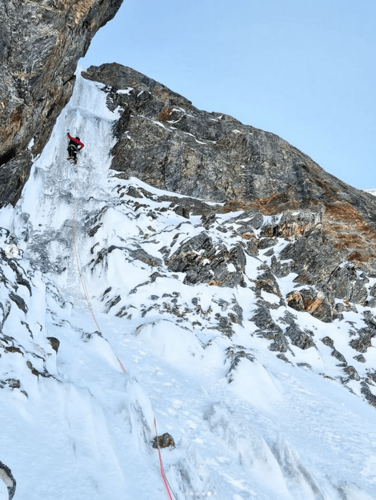 <p>Charles Dubouloz und Symon Welfringer gelang ein alpinistisches Glanzstück.</p>