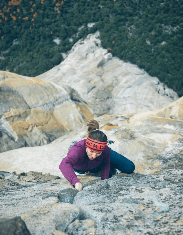 <p>Babsi Zangerl in "Freerider" (7c+).</p>