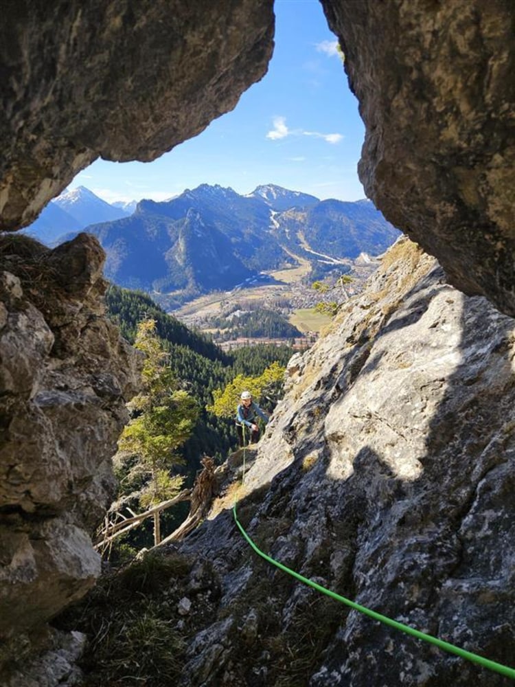 <p>Super Sache: Im oberen Abschnitt der Reindlkante.</p>