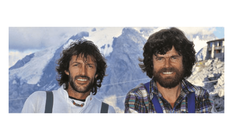 <p>Ehemaliges Dream Team des Höhenbergsteigens: Hans Kammerlander und Reinhold Messner.</p>