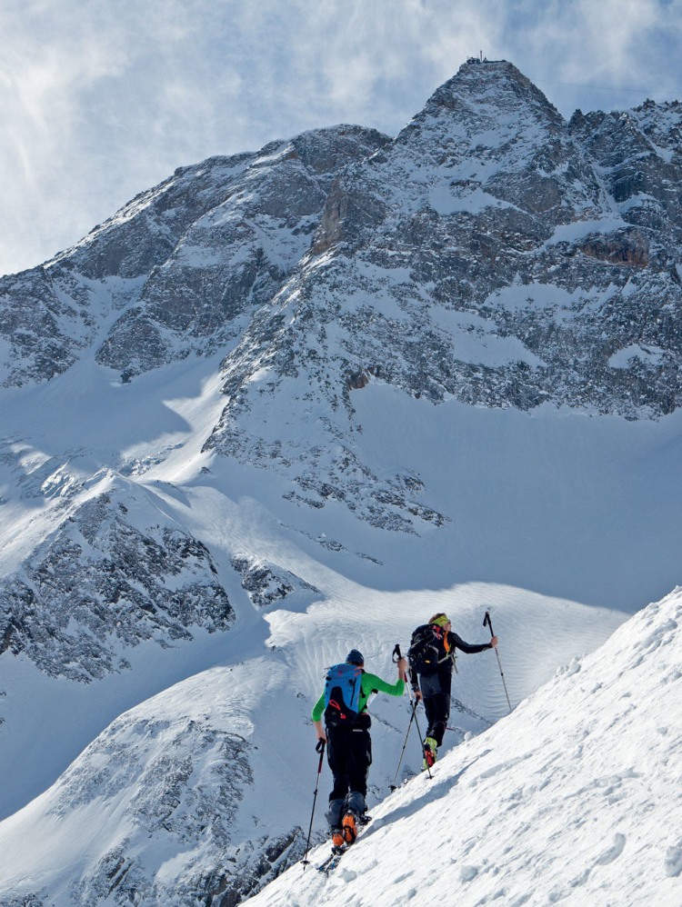 <p>Das steile Gelände des Hocharn ist nichts für Skitouren-Neulinge.</p>