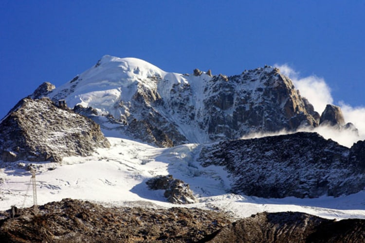Ohne Schuhe nicht empfehlenswert: Tour auf den Mont Blanc.