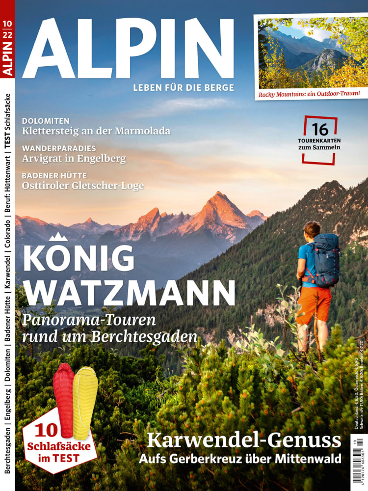 <p>ALPIN 10/22: König Watzmann: Panorama-Touren rund um Berchtesgaden.</p>