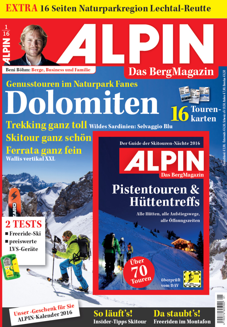 <p>Das ALPIN-Heft 01/2016.</p>