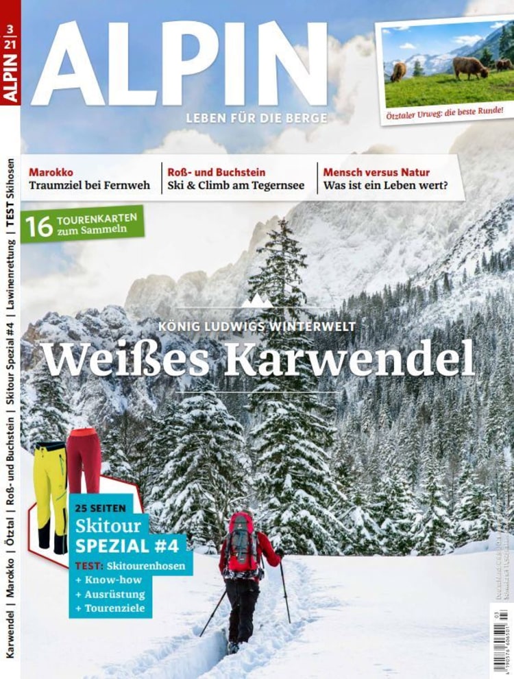 <p>ALPIN 3/2021 ist seit dem 13. Februar im Zeitschriftenhandel erhältlich.</p>