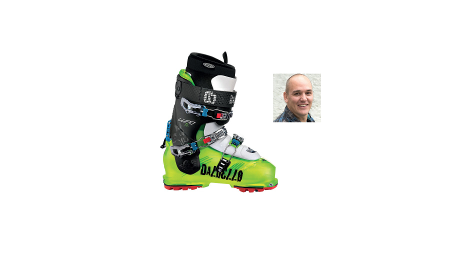 <p>Andi Erkens mag es auf Ski gerne sportlich. Darum ist ihm ein Schuh wichtig, der einen guten Halt verleiht.</p>