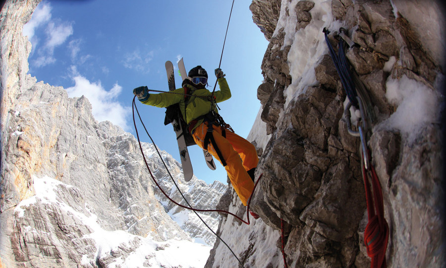 <p>Oh wie steil: die Abseilspaß in der Neuen Welt.</p>