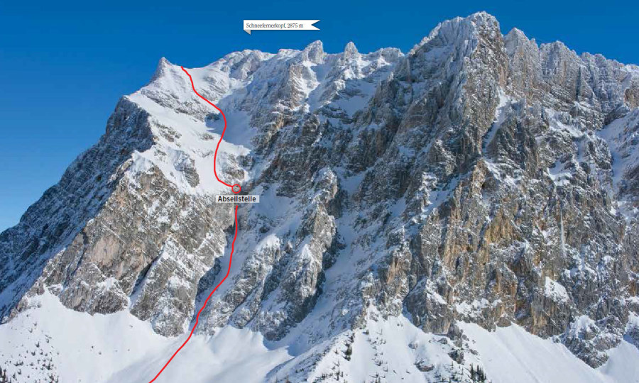 <p>Neue Welt - Die Abfahrtsroute.</p>