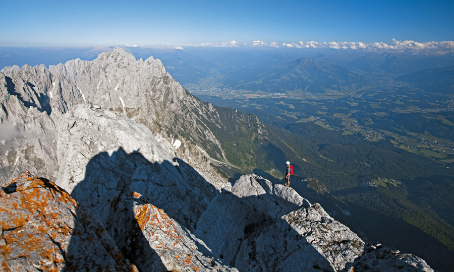 <p>Eine Traumtour für erfahrene Alpinisten: Der Kopftörlgrat.</p>