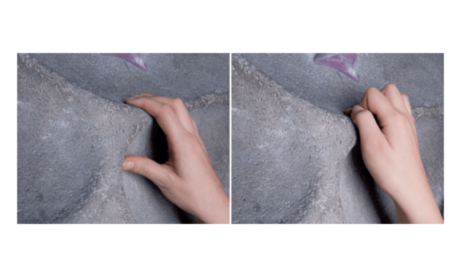 <p>Entlastend vs. verletzungsträchtig: Klettern mit "hängenden" und aufgestellten Fingern. </p>