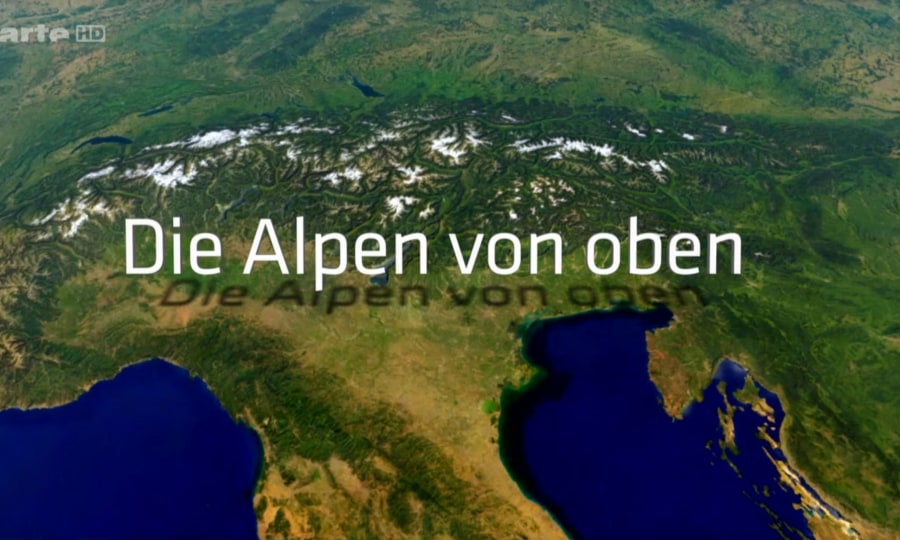 <p><strong>Die Alpen von oben.</strong></p>