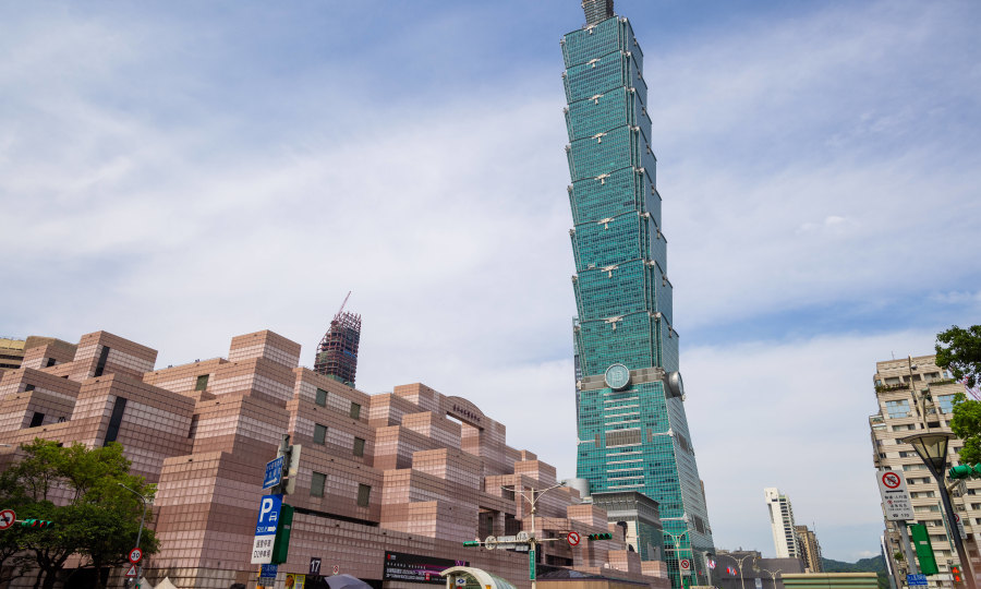 <p>Der Taipei 101 ist das derzeit elfthöchste Gebäude der Welt. Von 2004 bis 2009 war er das höchste Gebäude der Welt.</p>