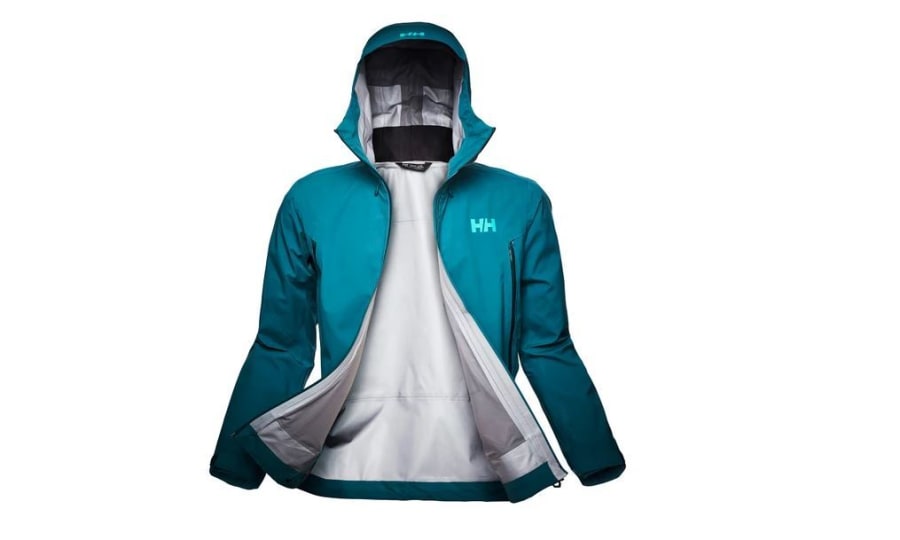 <p>Eines der neuen Kollektions-Highlights: das Verglas Infinity Shell Jacket. </p>