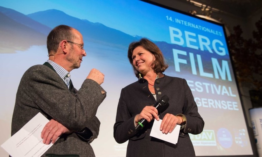 <p>Eröffnete das 14. Bergfilm Festival in Tegernsee: Ilse Aigner, Bayerische Staatsministerin<br> für Wirtschaft und Medien, Energie und Technologie.</p>